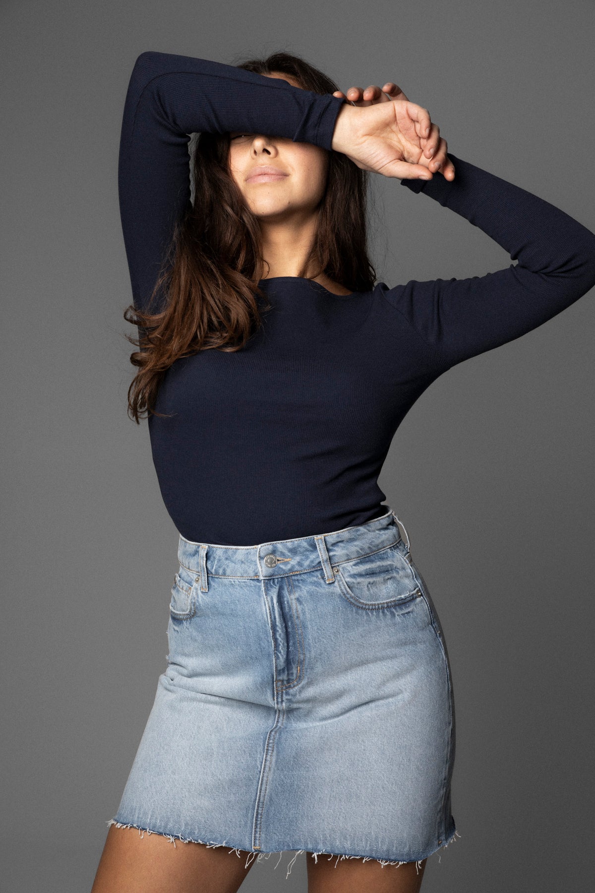 Jamie Skirt - Light Blue
