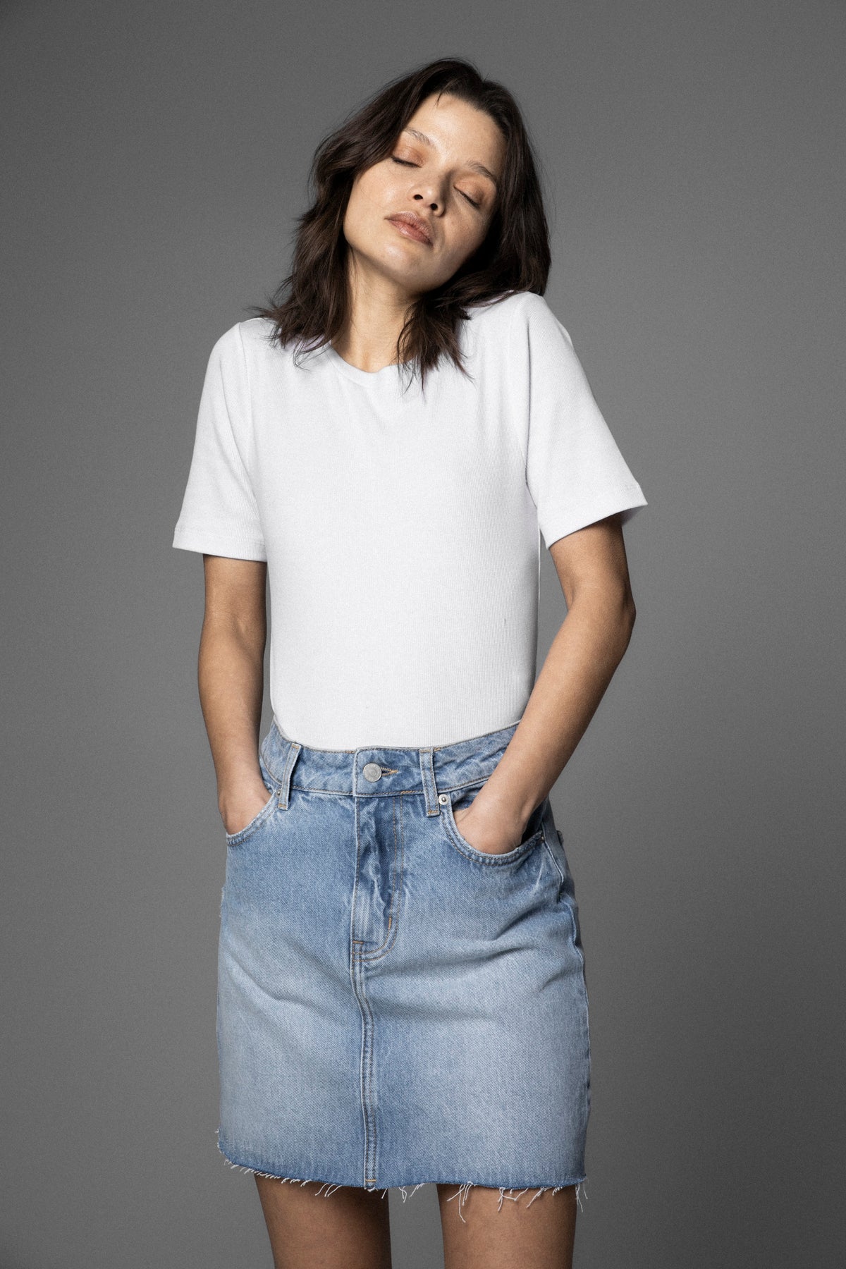 Jamie Skirt - Light Blue
