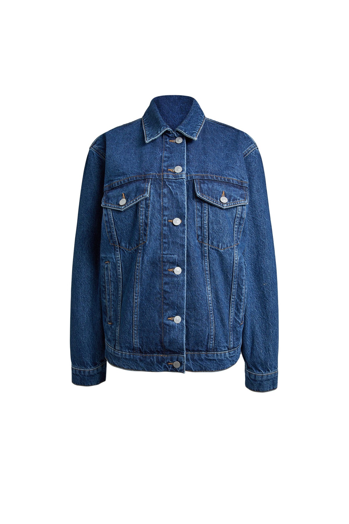 Dylan Denim Jacket - Washed Dark Blue