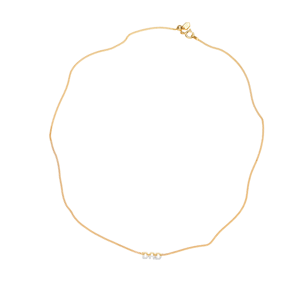 Dad Necklace - Gold/Silver