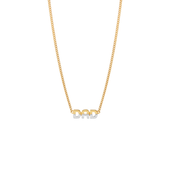 Dad Necklace - Gold/Silver