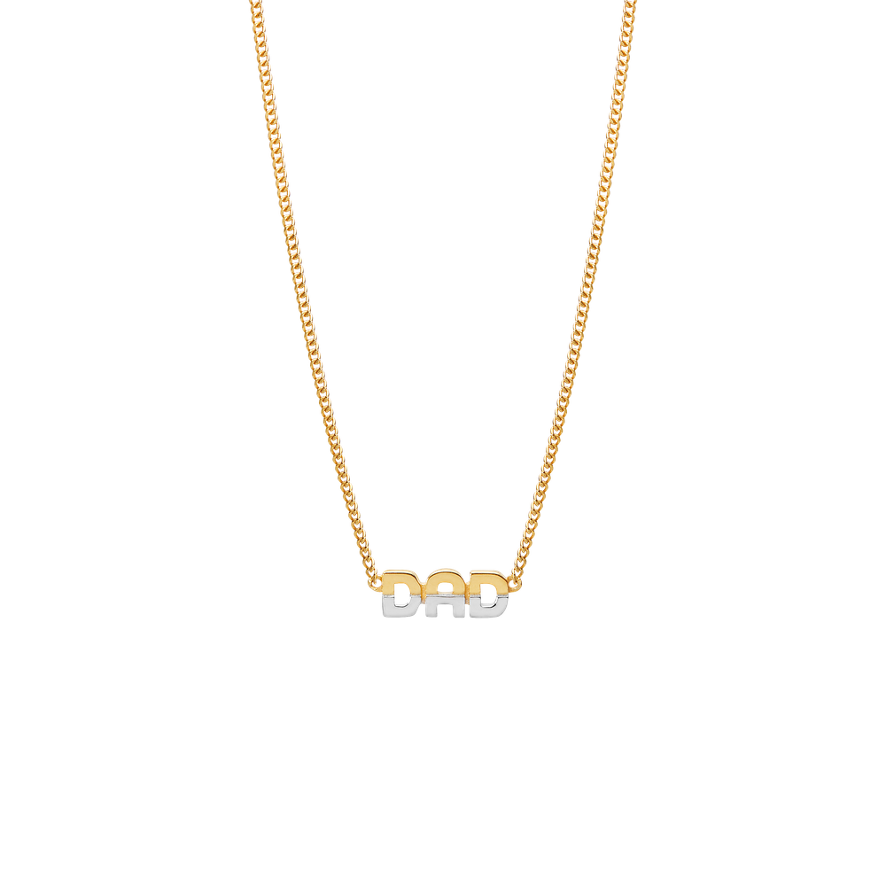 Dad Necklace - Gold/Silver