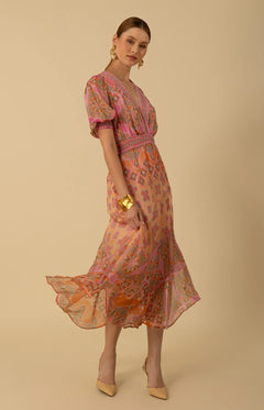 Malaya Long Dress - Pink