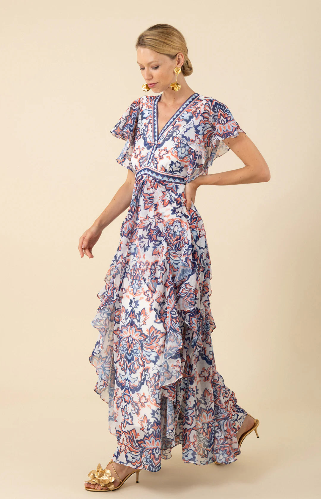 Aleah Dress - Navy