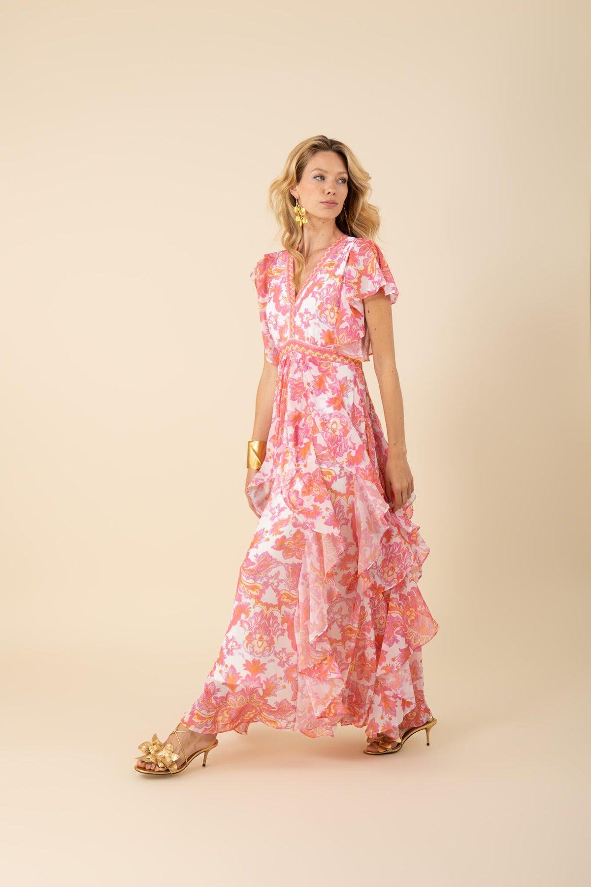 Aleah Dress - Rosa