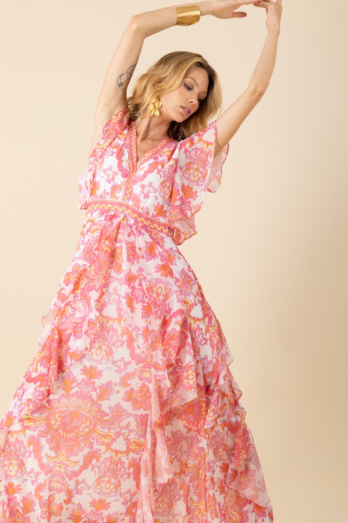 Aleah Dress - Rosa