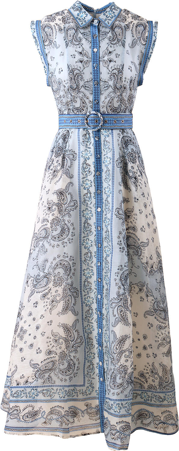 Holland Maxi Dress - Blå