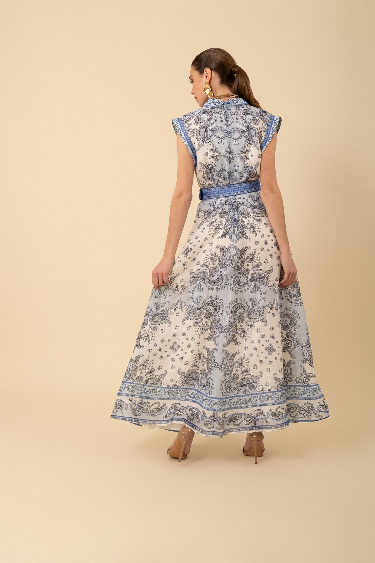 Holland Maxi Dress - Blå