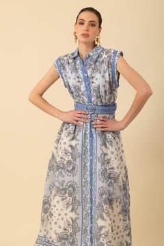 Holland Maxi Dress - Blue