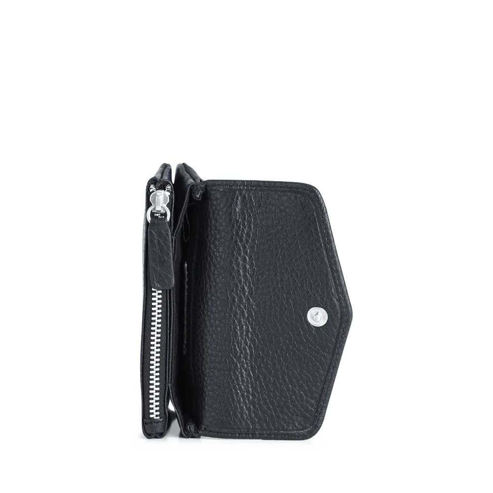 Faith Coin Purse Grain - Black