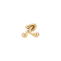 Puff Ball Stud - Gold