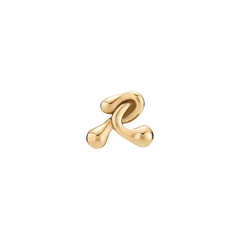 Puff Ball Stud - Gold