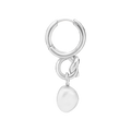 Birds Nest Earring - Silver