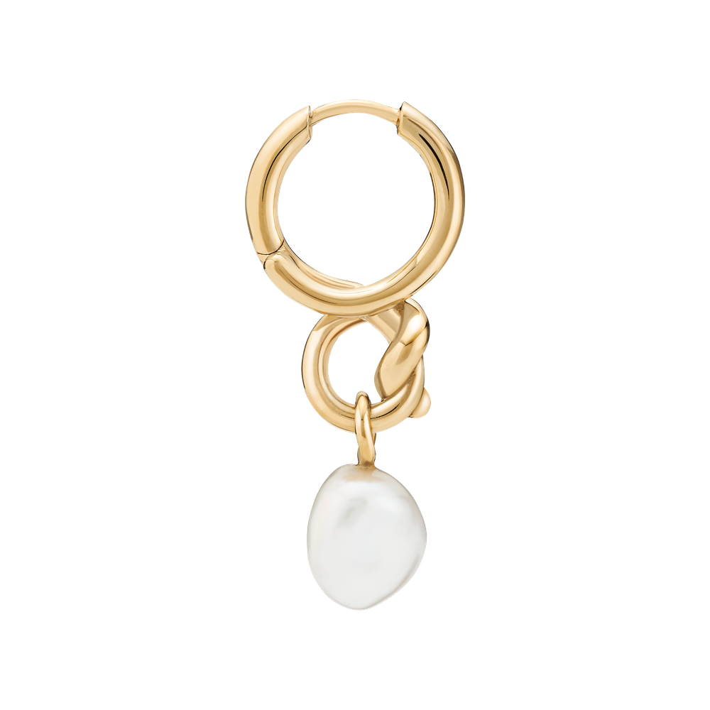 Birds Nest Earring - Gold