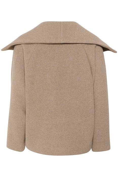 PerryIW Short Coat - Sandy Grey Melange