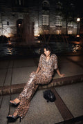 Dali Sequin Trouser - Champagne