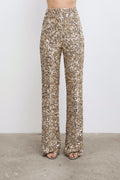 Dali Sequin Trouser - Champagne