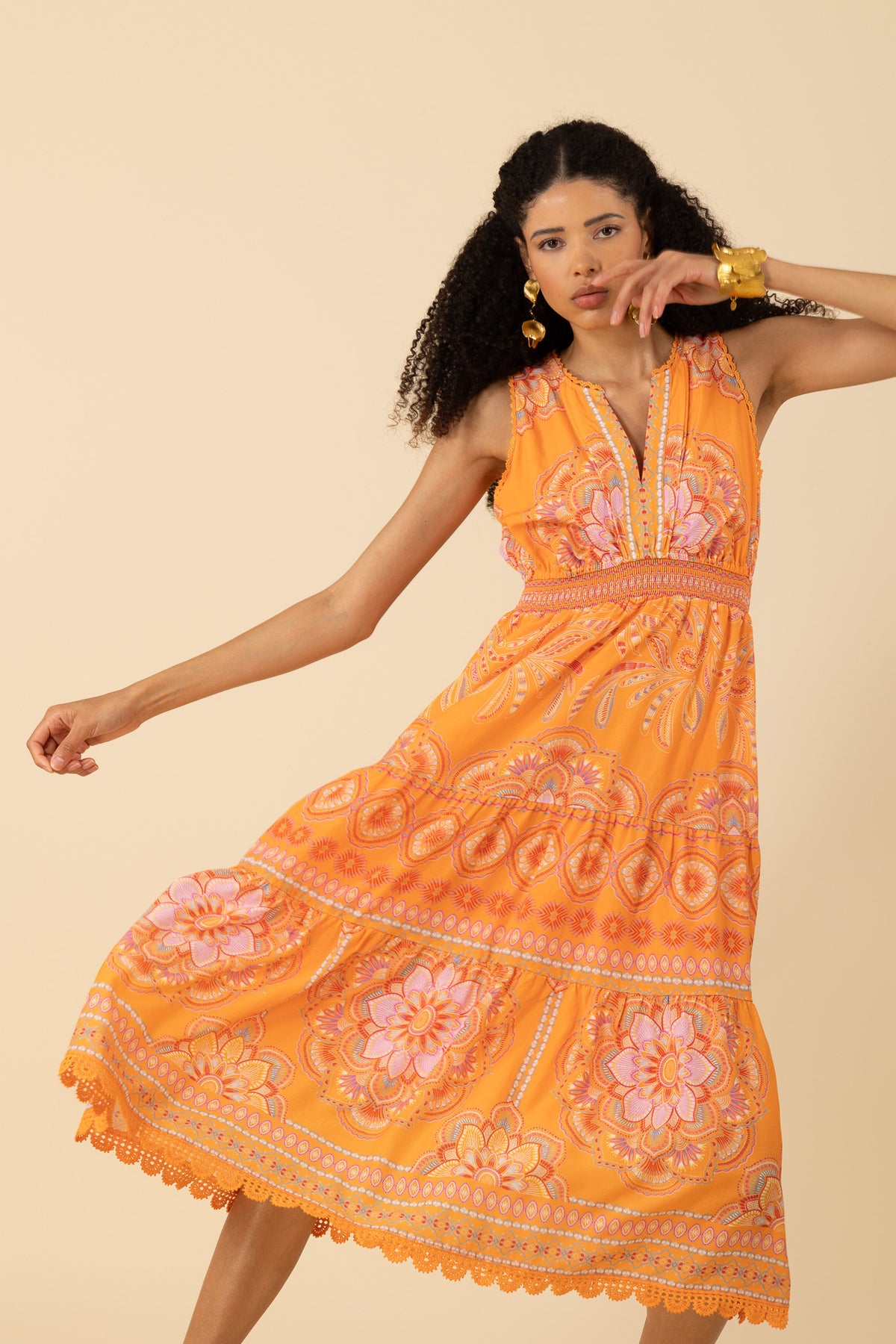 Liv Dress - Orange