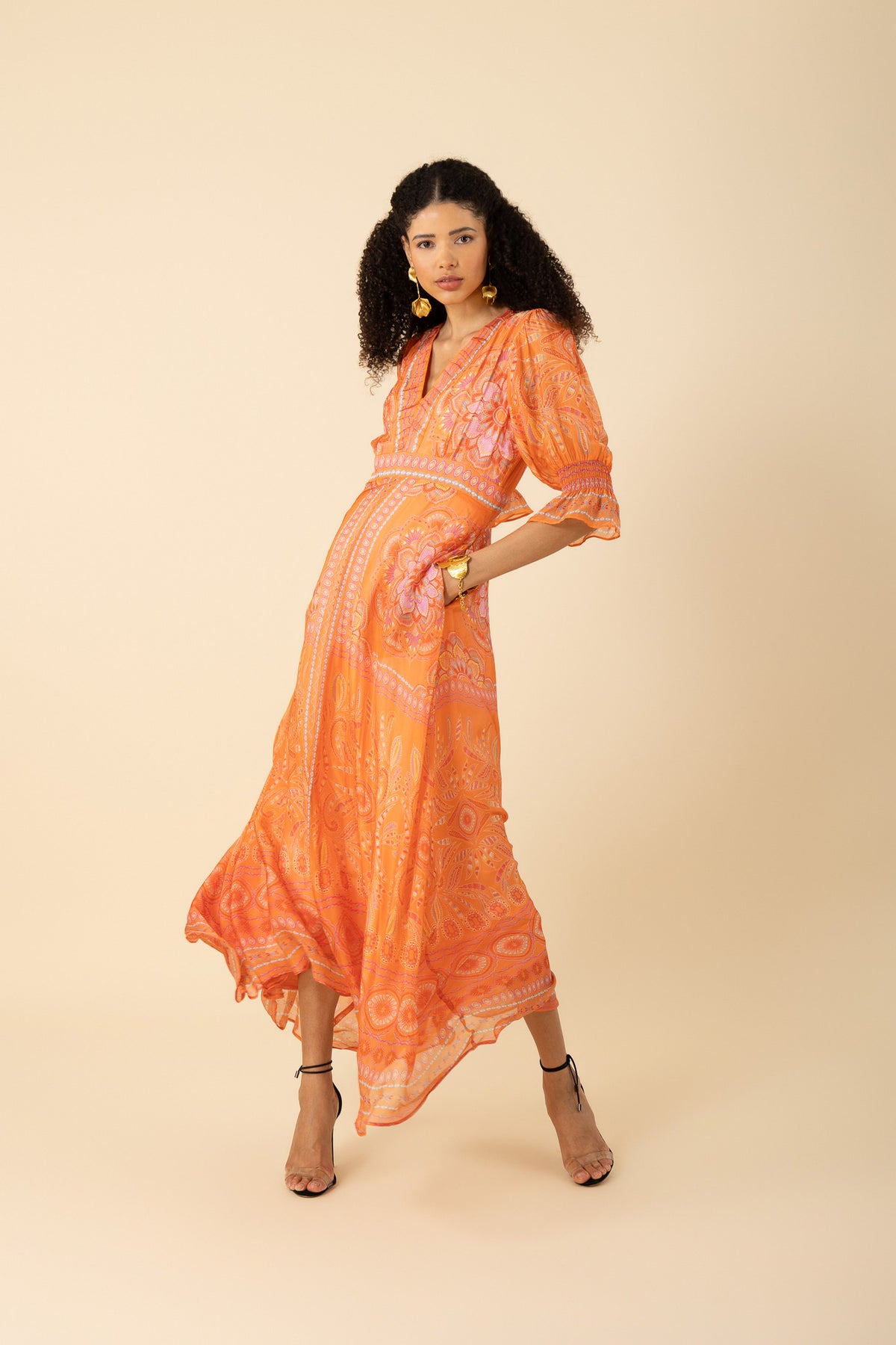 Treasure Dress - Orange