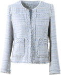 Zaylee Tweed Jacket - Blå