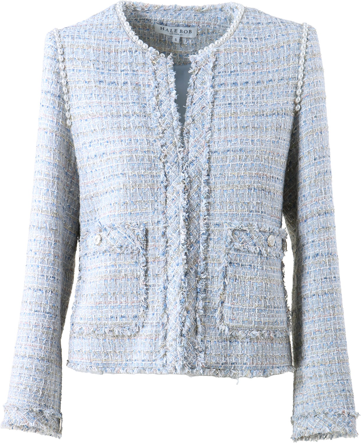 Zaylee Tweed Jacket - Blå
