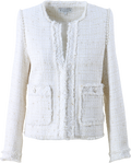 Zaylee Tweed Jacket - Ivory