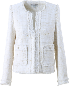 Zaylee Tweed Jacket - Ivory