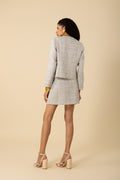 Zaylee Tweed Jacket - Blå