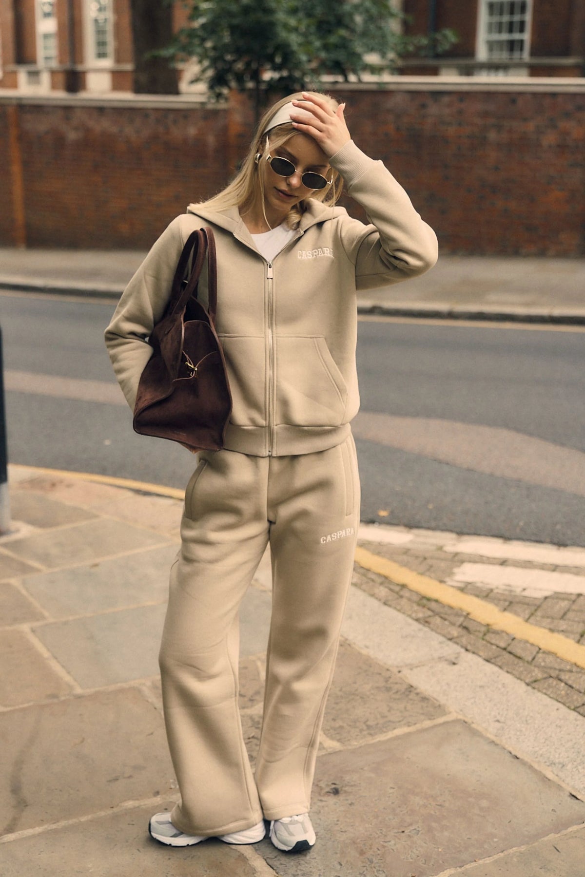 W. Varsity Sl Pants - Sand