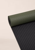 Yogamatta Position 4mm - Skogsgrön/Svart