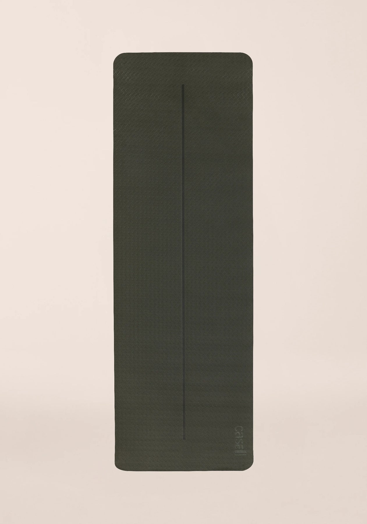 Yogamatta Position 4mm - Skogsgrön/Svart