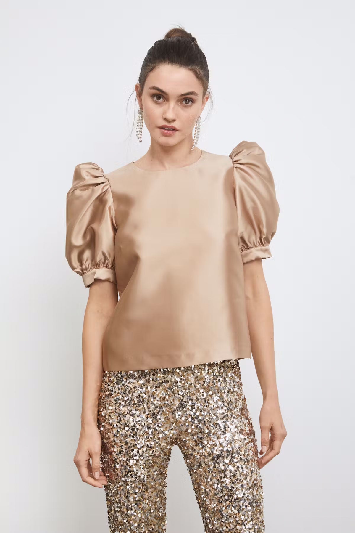 Bowie Blouse - Champagne