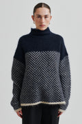 Herrin Knit T-Neck - Vulcan