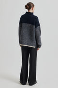 Herrin Knit T-Neck - Vulcan