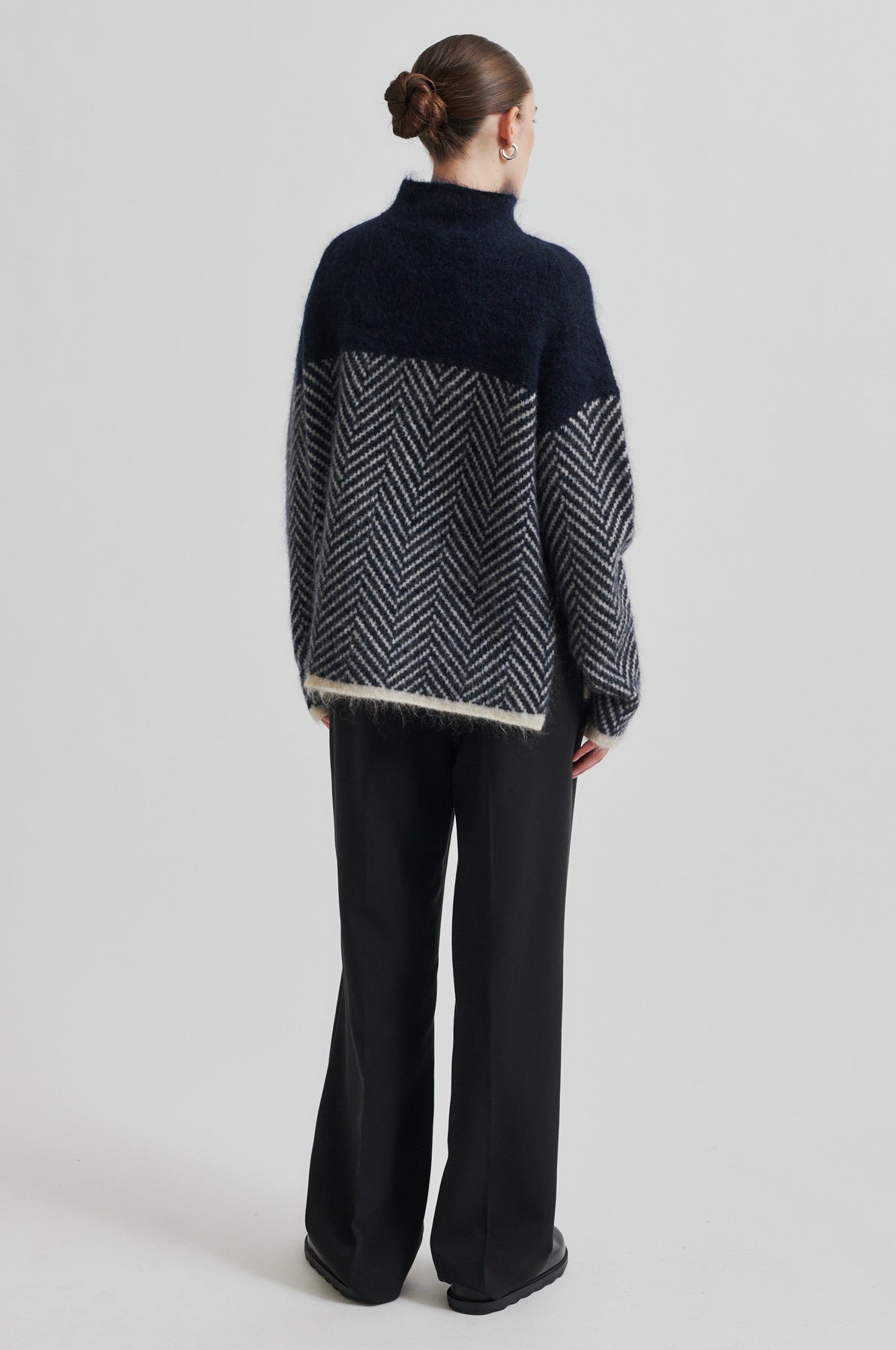 Herrin Knit T-Neck - Vulcan