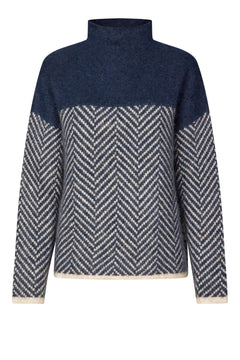 Herrin Knit T-Neck - Vulcan