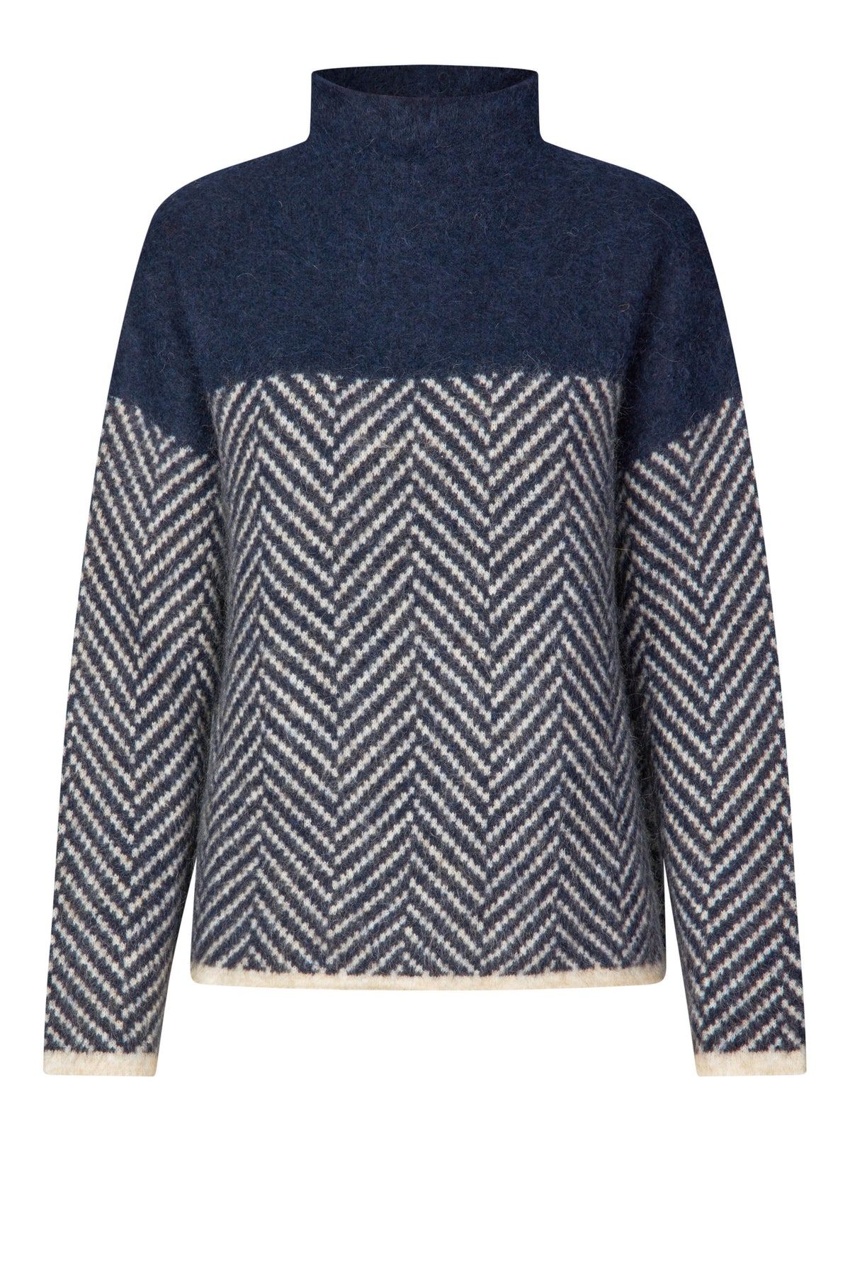 Herrin Knit T-Neck - Vulcan