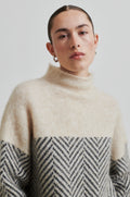 Herrin Knit T-Neck - Volcanic Ash
