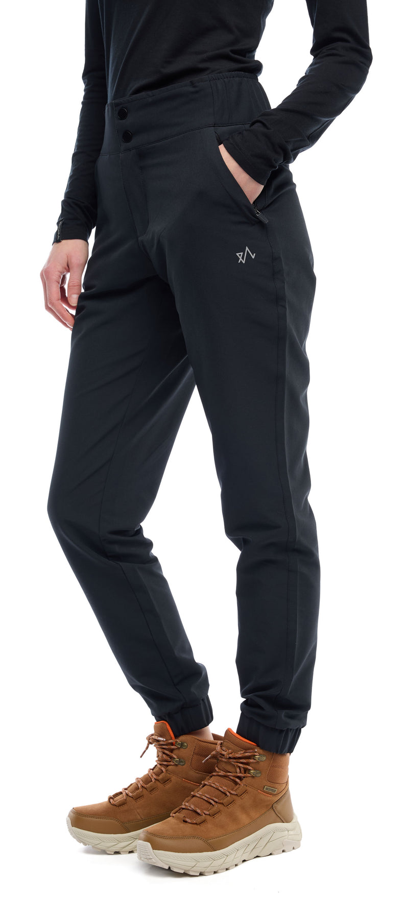 Mode Warm Ls Bukse - Sort