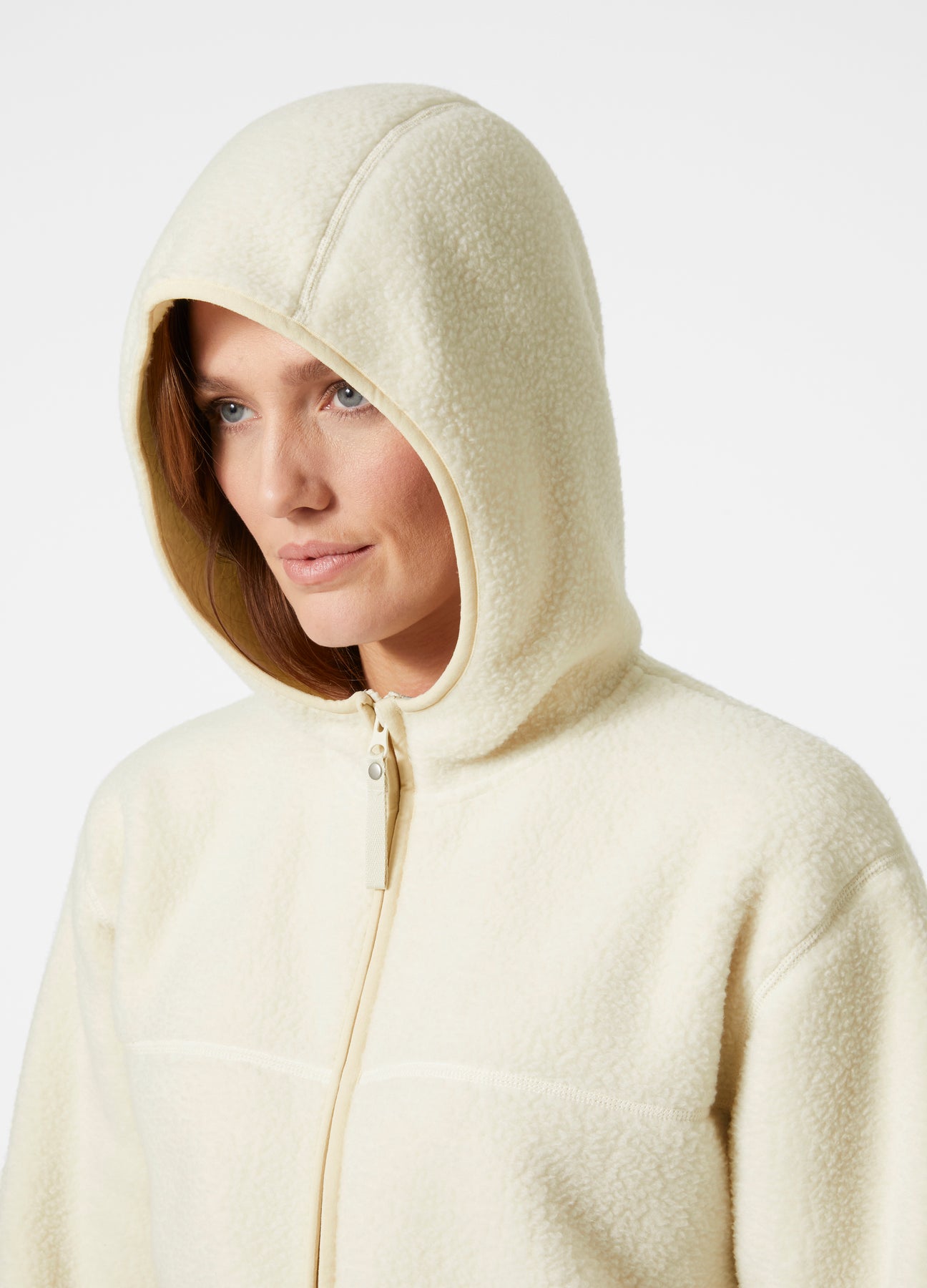 W Maud Pile Jacket - Cream