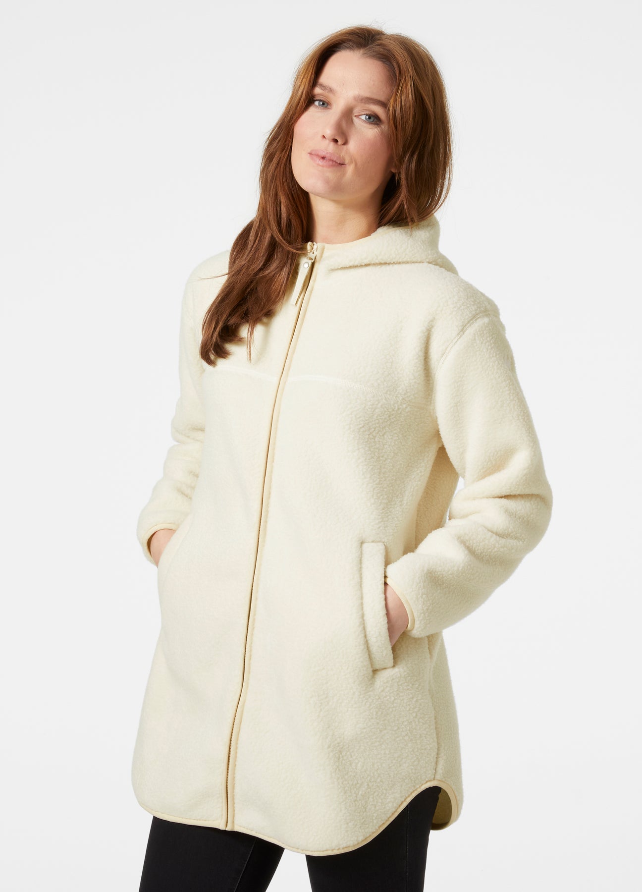 W Maud Pile Jacket - Cream