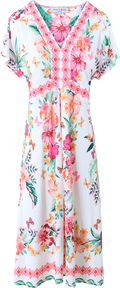 Bridget Midi Dress - Ivory