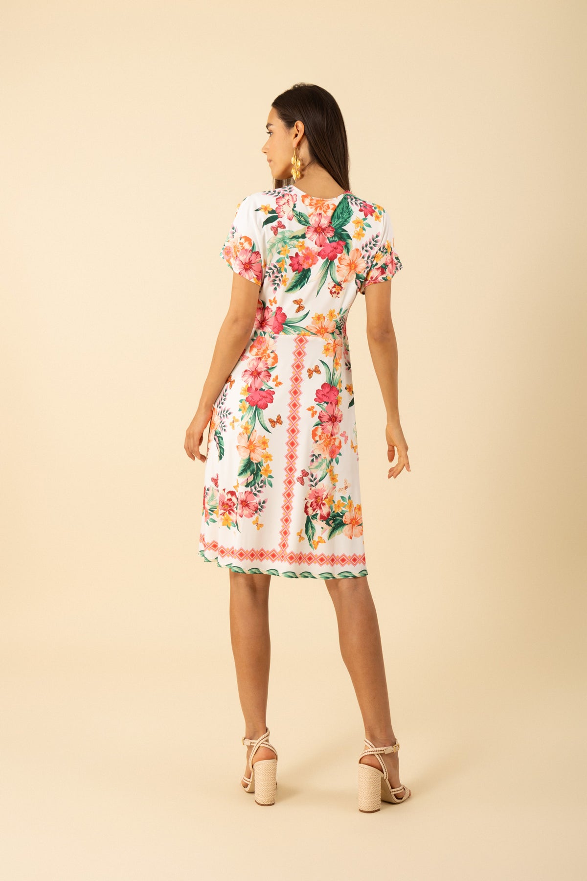 Bridget Midi Dress - Ivory