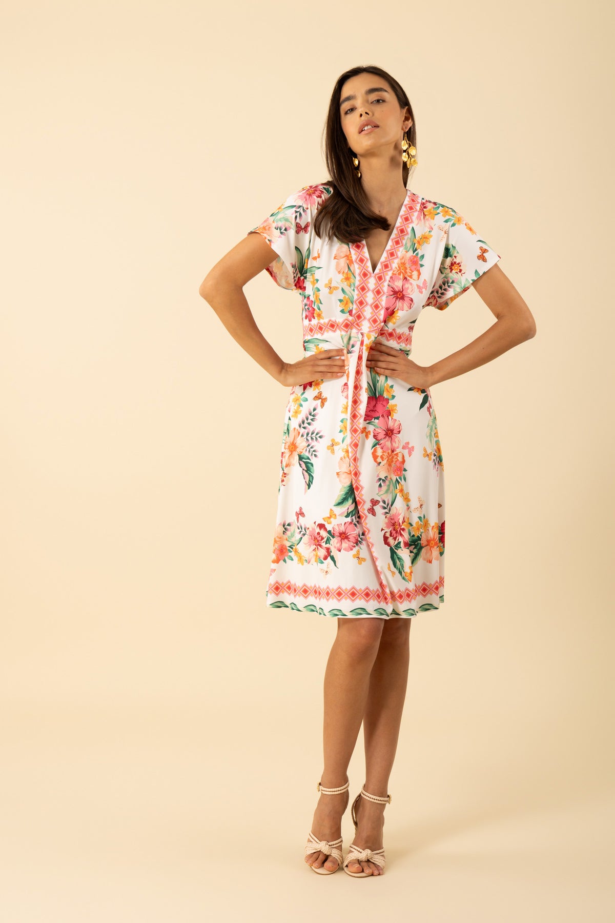 Bridget Midi Dress - Ivory