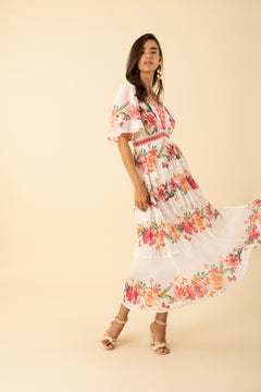 Angie Long Dress - Ivory