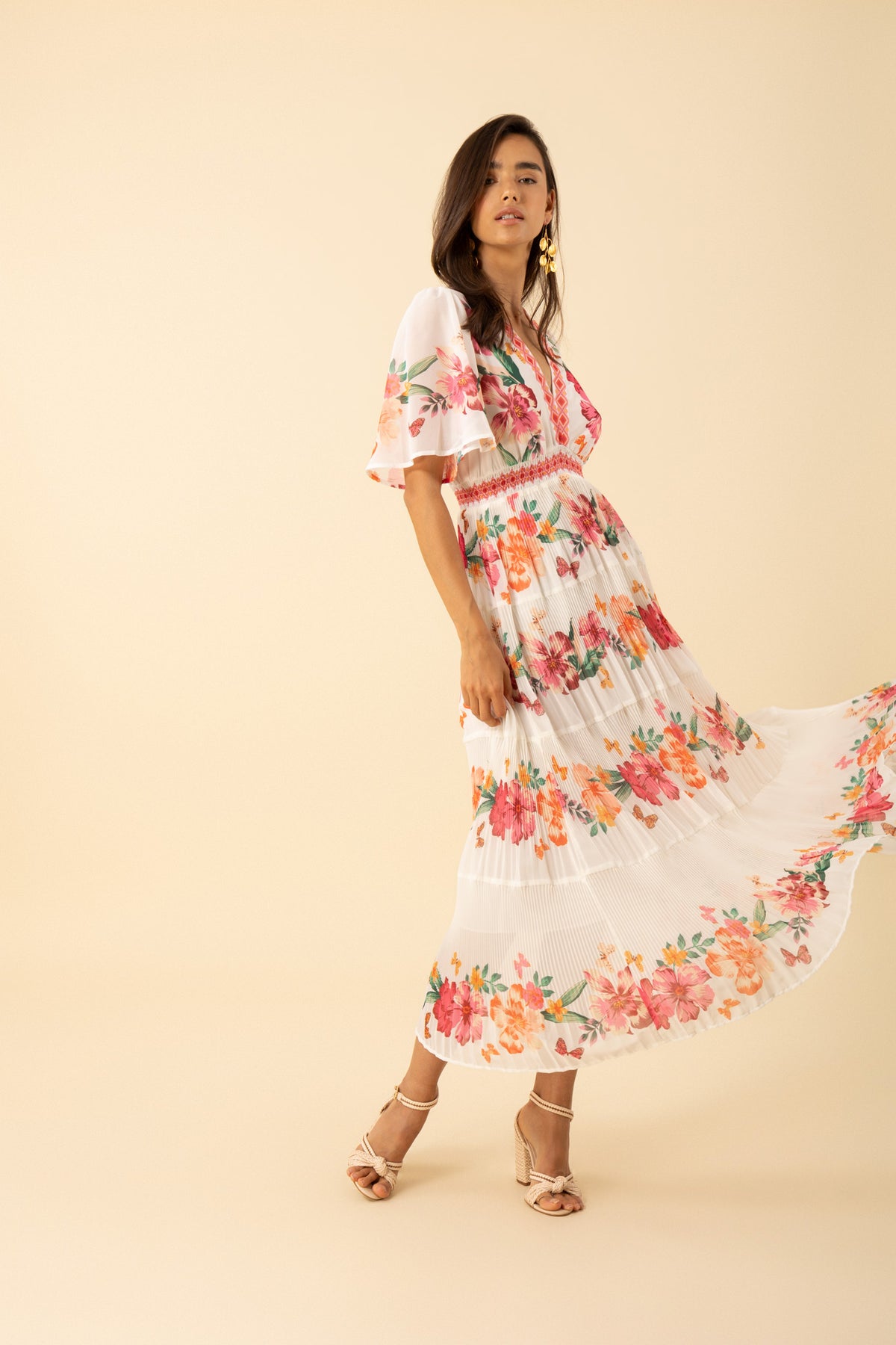 Angie Long Dress - Ivory
