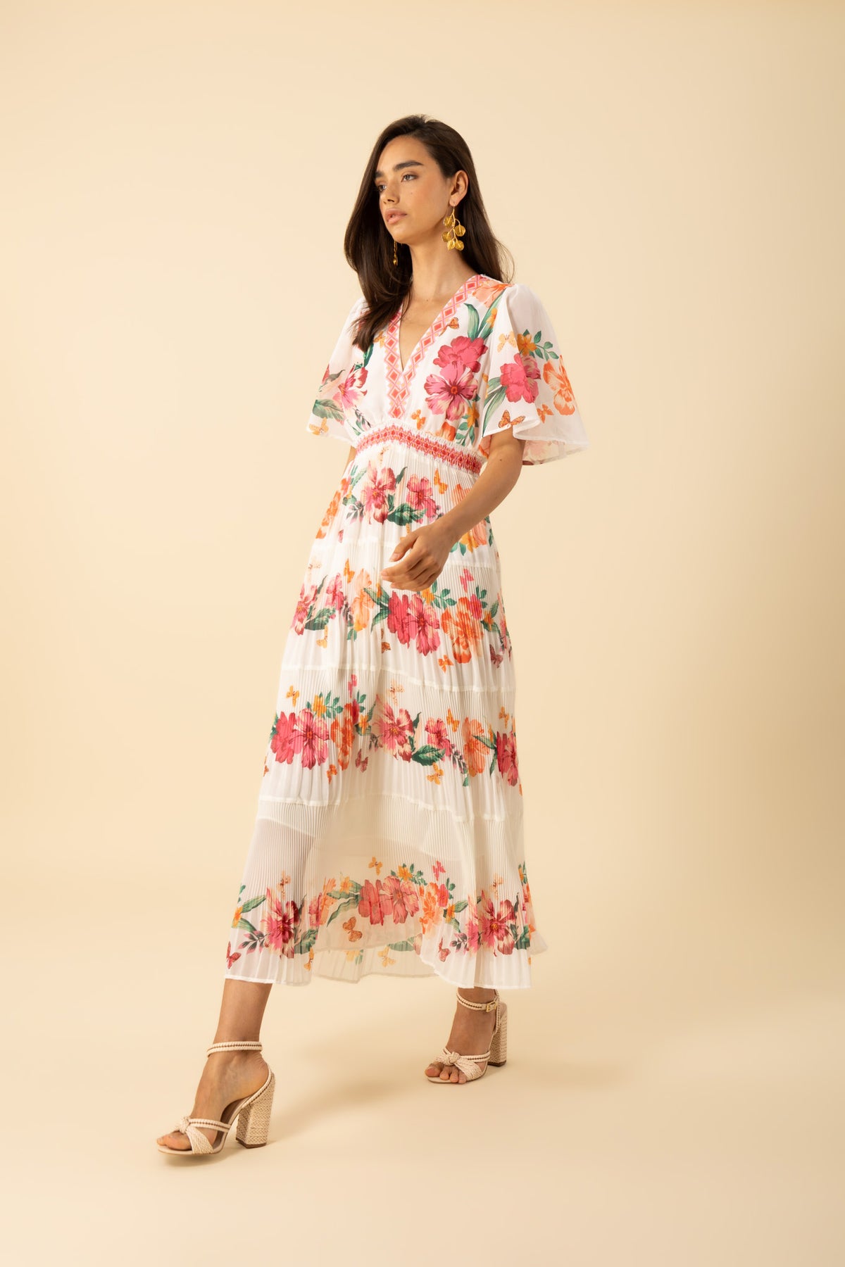 Angie Long Dress - Ivory