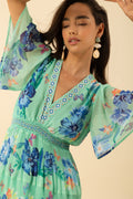 Angie Long Dress - Mint