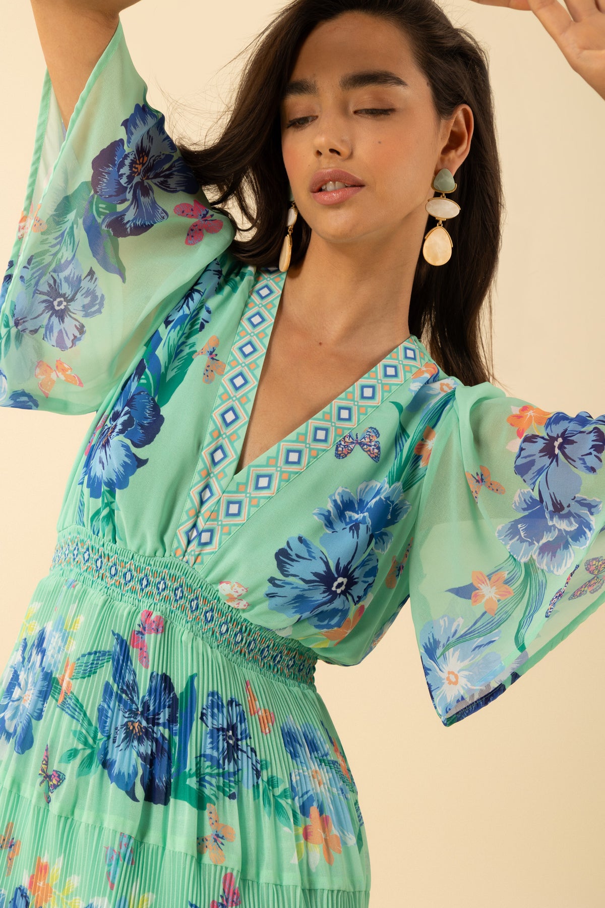 Angie Long Dress - Mint