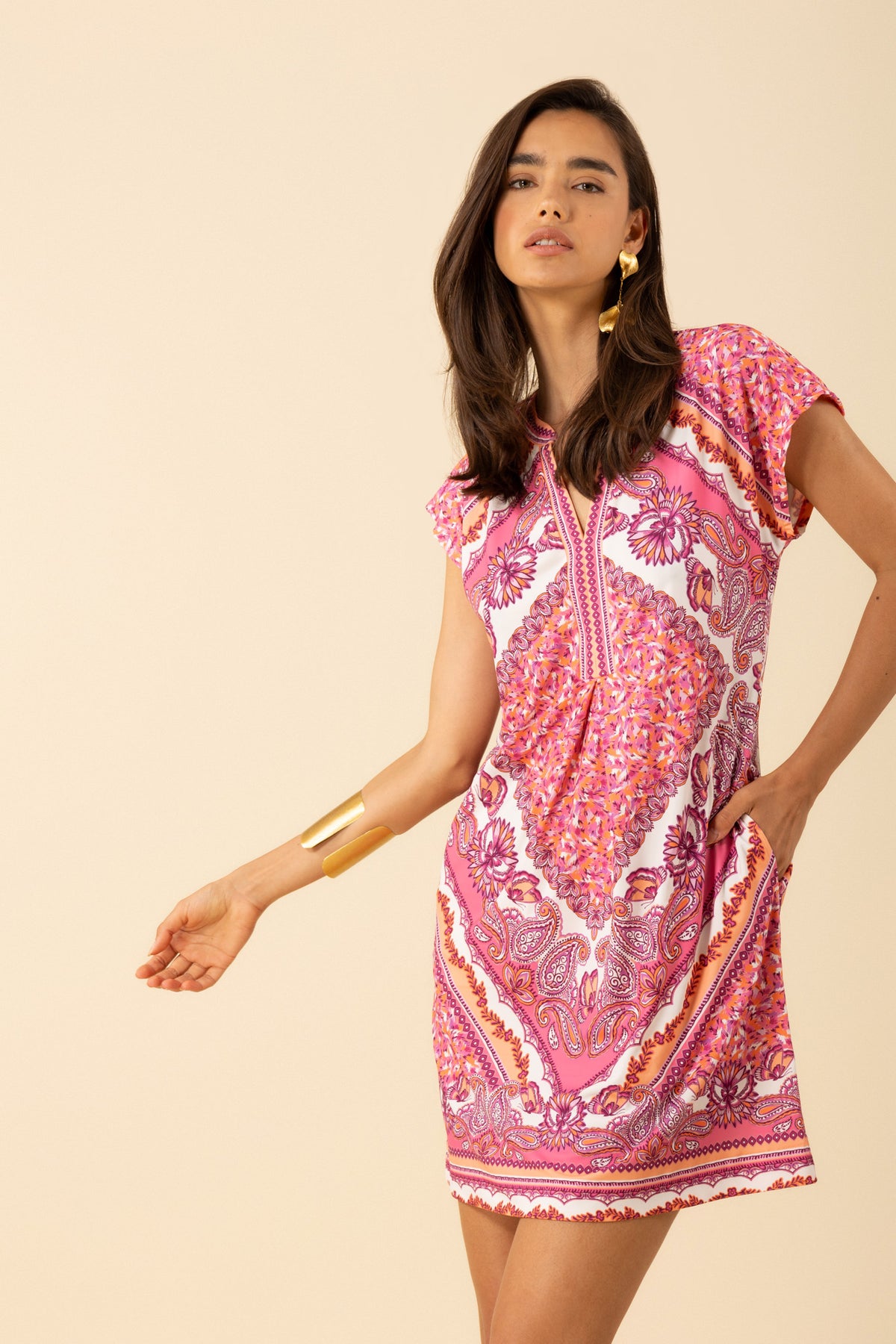 Miley Pocket Dress - Rosa